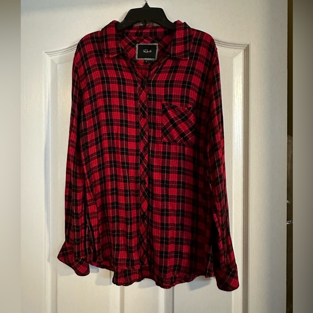 Rails Plaid Button Up Shirt - image 1